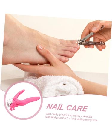 Housoutil Trimmer Fake Nails Faux Nail Clippers Nail Art Clipper Manicure Nail Extended Nail Clipper Nails Clipper False Clipper Nail Tips Pink Nail Portable Stainless Steel - Buy Online on GoSupps.com