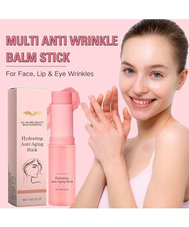 Hydrating Wrinkle Multi Balm Stick - Anti-Aging Multi Eye Balm Stick Hydrating Lip Balm Wrinkle Balm Multi Balm For Diminishing Face Lip & Eye Wrinkles - Moisture Stick For Daily Skin Care - Buy Online on GoSupps.com