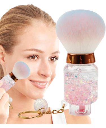 Dtaigou Nail Brush Nail Blush Makeup Eyeshadow Brushes | Portable Large Eye Shadows Make Up Brushes for Blush Shadow and Highlight Pink - Buy Online on GoSupps.com