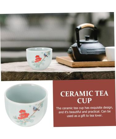 Alipis Ceramic Teacup Retro Decor Porcelain Kung Fu Tea Cup Retro Style Tea Cup Fridge Magnet Home Field As Shown 7.5X7.5X6CM - Buy Online on GoSupps.com