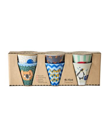 Small Melamine Children's Cup - Multi - Party Animal Print