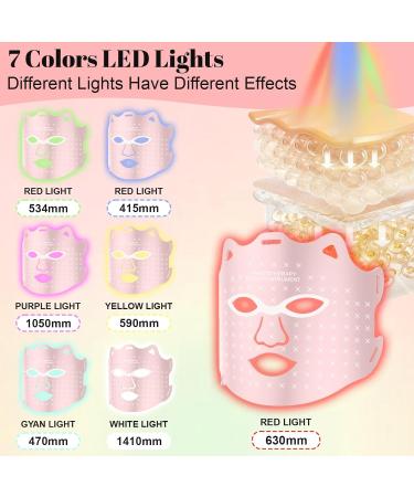 Red Light Therapy Mask | Blue Revive LED Face Mask for At-Home Light Therapy | 7 Color LED Facial Treatment - Buy Online on GoSupps.com