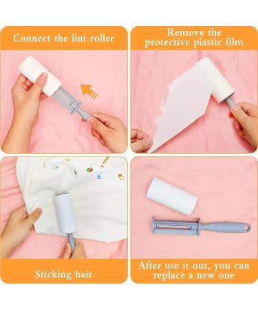 Super Sticky Lint Roller - 90 Sheets for Pet Hair & Dust Removal | Lint Remover for Clothes, Furniture, Carpet - Buy Online on GoSupps.com