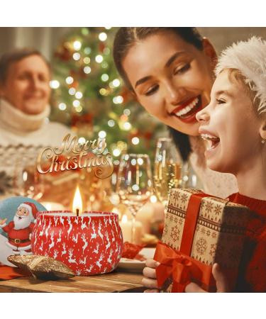 Christmas Fragrance Candles 4-Pack | Apple Cinnamon Gingerbread & Lavender Soy Wax Aromatherapy Gift Set for Women - Buy Online on GoSupps.com
