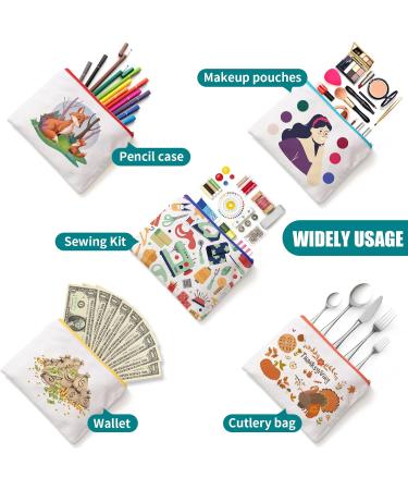 30 Pack Sublimation Blanks Tote bags MAFYE Reusable Grocery Bags DIY Heat Transfer Canvas Tote Bags Cosmetic Makeup Bags Shopping Bags with Customized ColorÂ for DIY Advertising Christmas Craft Gift - Buy Online on GoSupps.com