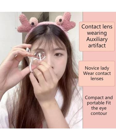 2PC Ergonomic Contact Lens Removal Tool for Women - Easy Everyday Usage | White - Buy Online on GoSupps.com