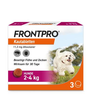 FrontPro 11 mg chewing tablets F.hunde 2-4