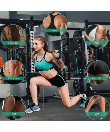 Popders Resistance Tapes Rod - Portable Pilates & Resistance Bands Bar for Strength Training Yoga & Home Fitness - Black - Buy Online on GoSupps.com