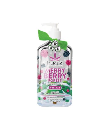 Hempz Limted Edition Merry Berry Forest Body Lotion Hydrating Holiday Moisturizer Gift for Men or Women 17 oz