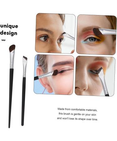 Housoutil 4 Pcs Contour Brush Angled Makeup Brush Small Concealer Brush Sickle Ultra Thin Eyebrow Brush - Buy Online on GoSupps.com