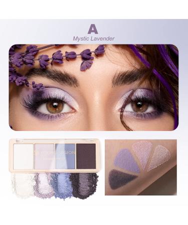 YOUNG VISION Enchanting Purple Eyeshadow Palette - Matte and Shimmer Shades for Captivating Eye Looks - Buy Online on GoSupps.com