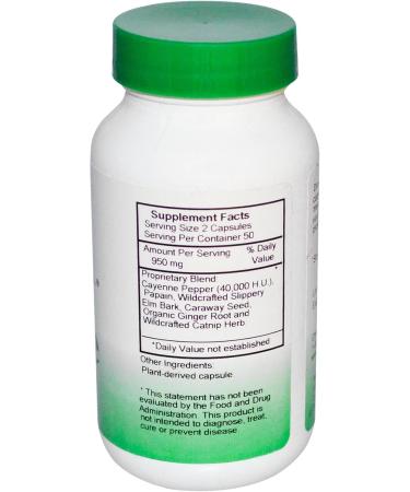 Buy Gas-Eze 100 Vegetarian Caps - Natural Digestive Support for Optimal Health | International Shipping Available - Buy Online on GoSupps.com