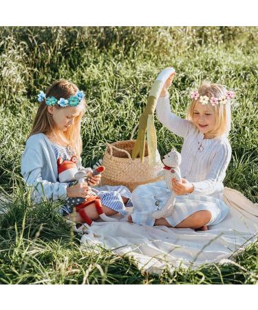 6-Piece Daisy Flower Headband Set - Bohemian Floral Wreaths with Adjustable Elastic for Women & Girls - Perfect for Festivals & Weddings - Buy Online on GoSupps.com