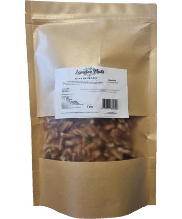 Pecan Nuts Natural Shelled in Pieces Origin Spain Landernuts 1kg