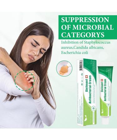 JCGJC Antibacterial , Antibiotic Cream for Skin Infection Soothing Ointment for Sensitive Skin and Disinfection, Antibacterial - 15g - Buy Online on GoSupps.com