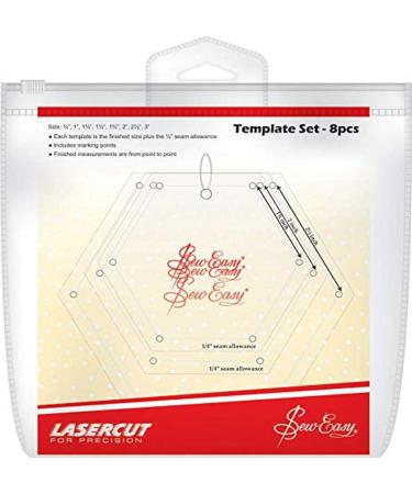 Sew Easy Mini Hexagon Template Set, Original Version - Buy Online on GoSupps.com