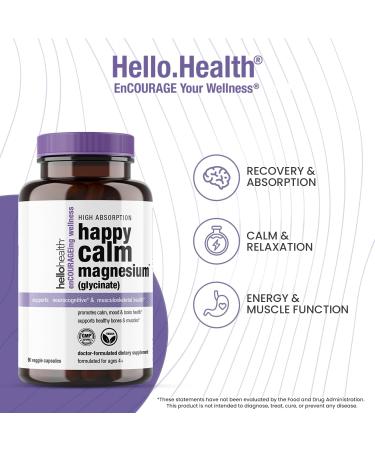 Magnesium Glycinate 400mg Serving/133mg Capsule 90 Caps 90 Count (Pack of 1) - Buy Online on GoSupps.com