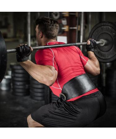 Awagas 14cm Wide Leather Weightlifting Lever Belt - Adjustable Strength Training Belt for Women | Ideal for Deep Squats & Bodybuilding - Buy Online on GoSupps.com