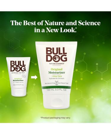 Bulldog Men's Skincare Original Facial Moisturizer 3.3 fl oz - Pack of 2 - Buy Online on GoSupps.com