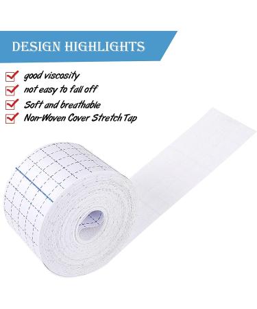 Non-Woven Cover Roll Stretch Tape - 2 Rolls, Breathable & Protective Bandage Tape - Pack of 2 (2 Inch x 10.94 Yard) - Buy Online on GoSupps.com