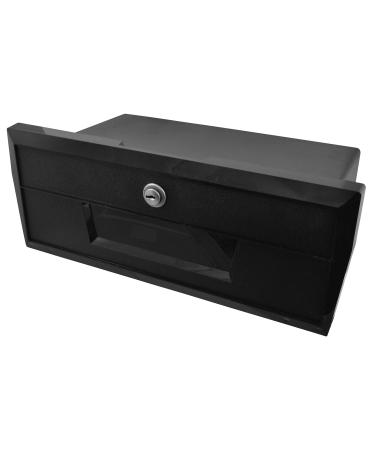 Attwood 2638-1 Standard Lightweight Lockable Replacement Boat Glove Box with Keys, One size