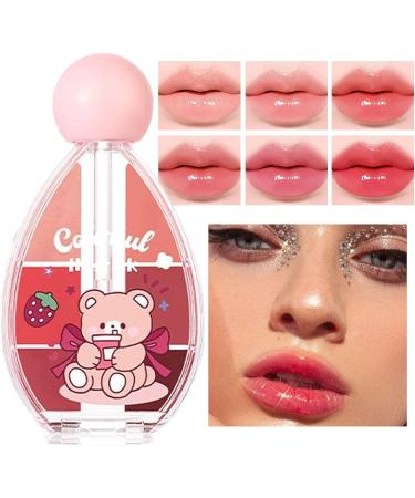 Zuha Lip Balm 6 Color Lip Balm Moisturizing Sweatproof for Teenage Girls Women and Ladies for Cosmetics - Buy Online on GoSupps.com