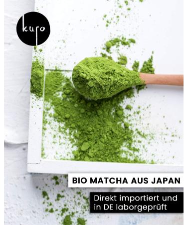 Organic Matcha Powder Minto - Premium Japanese Matcha Tea (100g) | Direct Import from Kuro - Buy Online on GoSupps.com