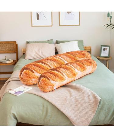 MEWAII 3D Bread Plush Pillow - 41cm Butter Toast Body Cushion & Cuddly Toy Gift for Kids - Buy Online on GoSupps.com
