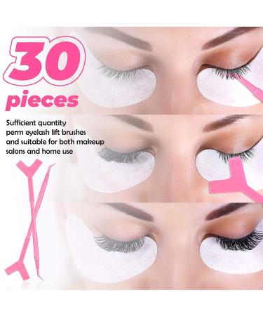 30-Piece Y Shape Eyelash Lift Tool Set - Silicone Brush for Lash Extension Makeup (Pink) - Buy Online on GoSupps.com
