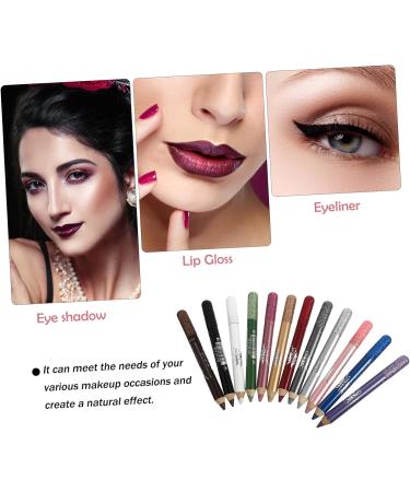Beavorty 36 Pcs Pearlescent Eyeshadow Pencil Waterproof Eyeliner Pencil Creamy Eyeshadow Pencil Powder 12.5X0.5cmx3pcs Assorted Colorx3pcs - Buy Online on GoSupps.com