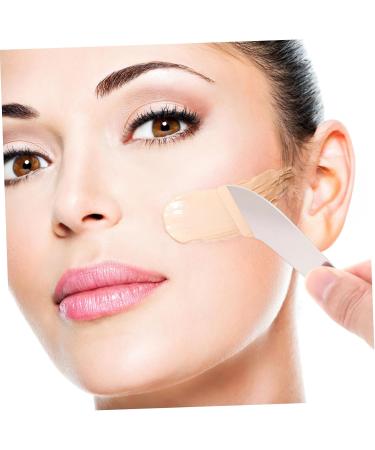 OHPHCALL 5pcs Cosmetic Plate Mixing Spatula Makeup Plate Spatula Makeup Palette Silver Stainless Steel 1 g (Pack of 1) Silverx5pcs - Buy Online on GoSupps.com