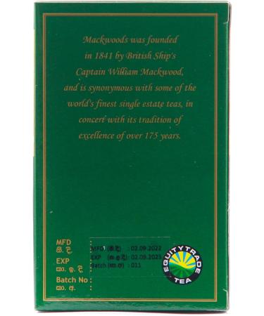 MACKWOODS LEMON FLAVOURED SINGLE ESTATE BLACK TEA IN 25 ENVELOPED TEA BAGS - Buy Online on GoSupps.com