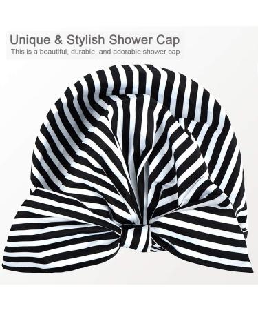 VVolf Reusable Large Turban Shower Cap for Women - Ideal for Long Hair, Braids, and Black Hair - Buy Online on GoSupps.com