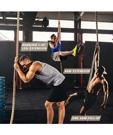 Yes4All Gym Climbing Rope for Fitness & Strength Training  Climbing Exercises & Home Workouts B.Climbing Rope 15ft - Buy Online on GoSupps.com