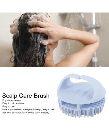 Shop Light Blue Scalp Massager & Shampoo Brush - Soft Silicone Grooming Comb for All Hair Types | International Shipping Available - Buy Online on GoSupps.com
