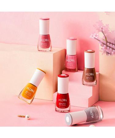 Nail Polish Set 6Pcs Quick Dry & Long Lasting Nude Pink Red Nail Varnish - Non-Toxic Water Based Holographic Nail Polish Gel - No Need UV Nail Paint for DIY Nail Art Manicure at Home 8ML Nude Pink Red Purple - Buy Online on GoSupps.com