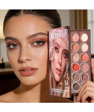 Palette De Fards Paupi res Tenue Longue Dur e et Pigmentation Intense | Palette De Maquillage Livre Portable Pour Voyages Pour Filles Adultes D butants Maison Quotidien D placements Rendez-vous - Buy Online on GoSupps.com