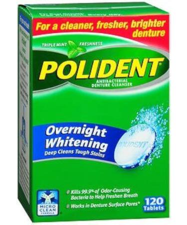 Polident Overnight Whitening Tablets