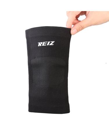 REIZ RZ702 Elastic Elbow Brace Sleeve Support Black - Large | Premium Comfort & Stability for Sports & Daily Use | International Shipping Available - Buy Online on GoSupps.com