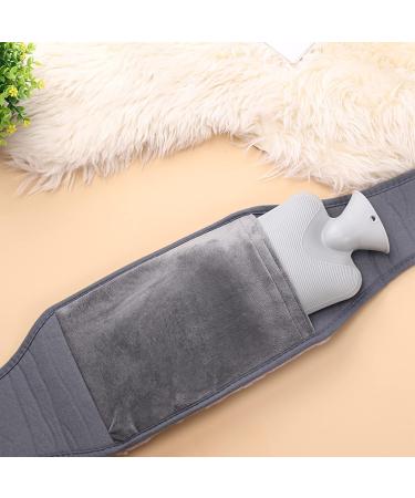 DCQRY Heat Bottle - PVC Hot Water Bag with Soft Waist Cover for Neck Back Shoulder & Leg Pain Relief - Buy Online on GoSupps.com