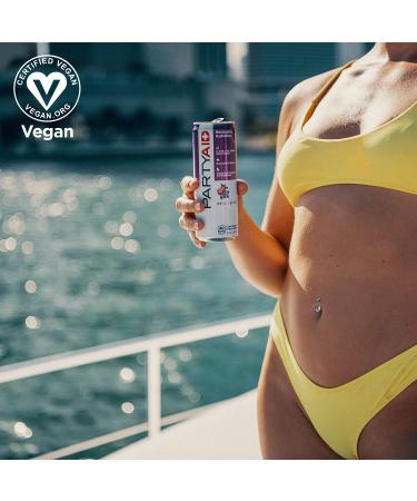 Partyaid Rehab Blend - Feel Good Tonight & Tomorrow | 5-HTP, B-Complex, Milk Thistle, Caffeine-Free, 12 Fl Oz Can - Buy Online on GoSupps.com