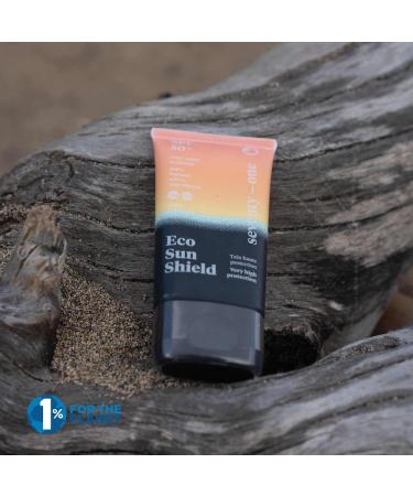 Seventyone Percent Eco Sun Shield SPF 50+ | High UV Protection for Face | Waterproof | 100% Mineral Filters | Made in France | Pocket Size 50ml - Buy Online on GoSupps.com
