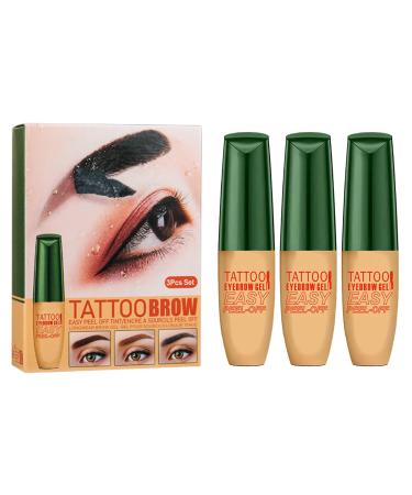 Ziennhu Waterproof Eyebrow Gel Kit - Brown Mascara Volume Tint Long Lasting Eyebrow Gel For Full And Shape Eyebrows And Eyelashes Professional Eyebrow Tint