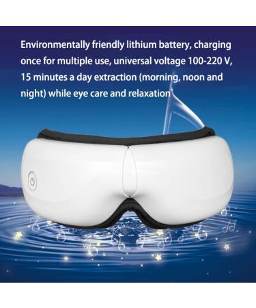 Eye Mask Massager with Heat Airbags - Relieve Swelling & Dryness | Ultimate Eye Care Device (Black 15.5x7.5cm) - Buy Online on GoSupps.com