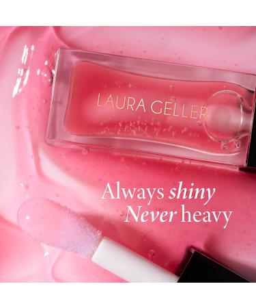LAURA GELLER Clear Lip Oil Glass Half Full & Tinted Hydrating Lip Balm Sheerly Amazing Duo | Nourishing Lip Kit for Dry Lips Moisturizing Color and Shine - Buy Online on GoSupps.com