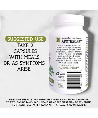 Matys Acid & Indigestion Relief Capsules | All Natural Heartburn Relief with Ginger & Turmeric | 60 Count (30 Servings) | Safe & Effective Formula - Buy Online on GoSupps.com