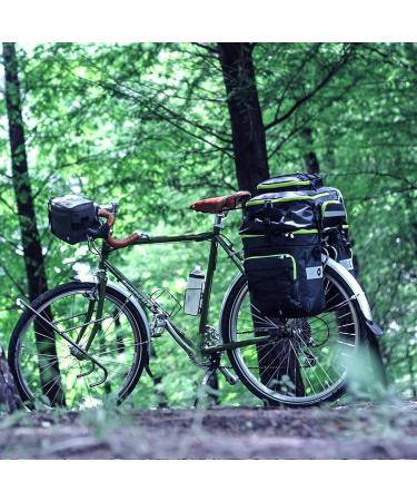 PELLOR Bicycle Bag - Multifunctional Cycling Pannier Tear-Resistant Luggage with Rain Cover - Large Green eCommerce Shipping Worldwide - Buy Online on GoSupps.com