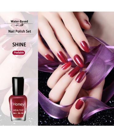 Tophany Non Toxic Nail Polish Set - Fast Dry, Easy Peel Off, Eco Friendly & Organic Water Based (18 Bottles) - Women Teens - Set-2 - Buy Online on GoSupps.com