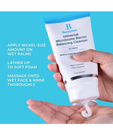 BeautyStat Microbiome Balancing Cleanser - Gentle Cleansing for All Skin Types - Buy Online on GoSupps.com
