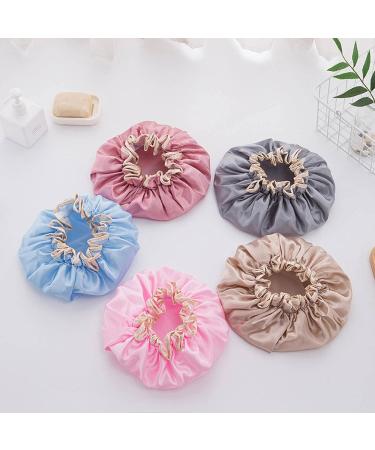 Household Double-Layer Waterproof Shower capthickened Women's Oil-Proof Shampoo capshower capshower caps Xiangbinse - Buy Online on GoSupps.com